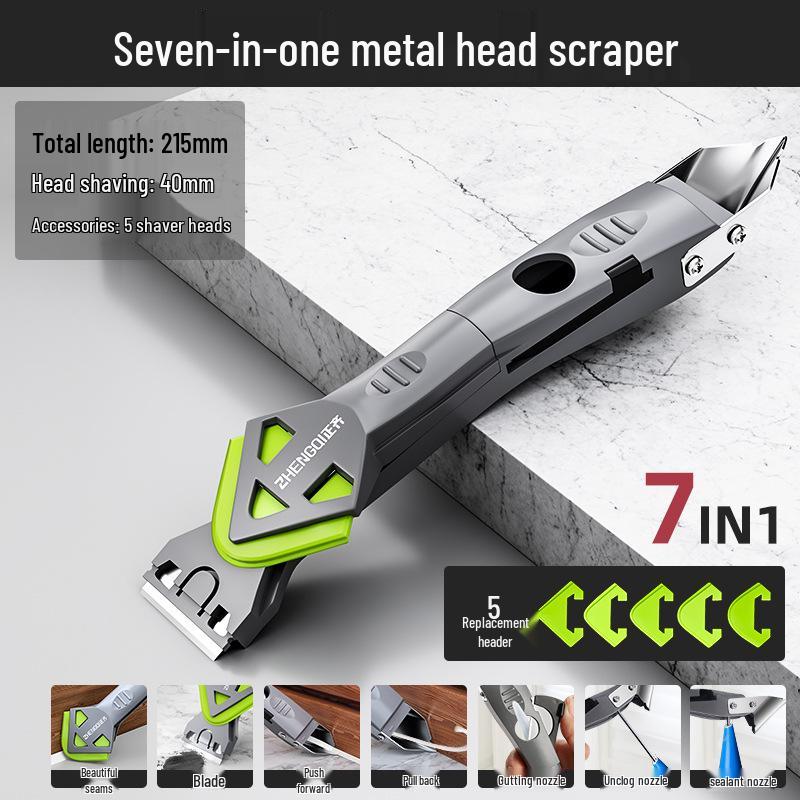 Multifunctional Caulk and Glue Scraper Spatula for Seam Filling and Cleaning
