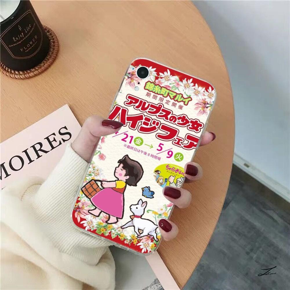 Cute Heidi Phone Case for iPhone 15 8 7 6 6S Plus X SE 2020 XR XS 14 11 12 13 Mini Pro Max Mobile Case