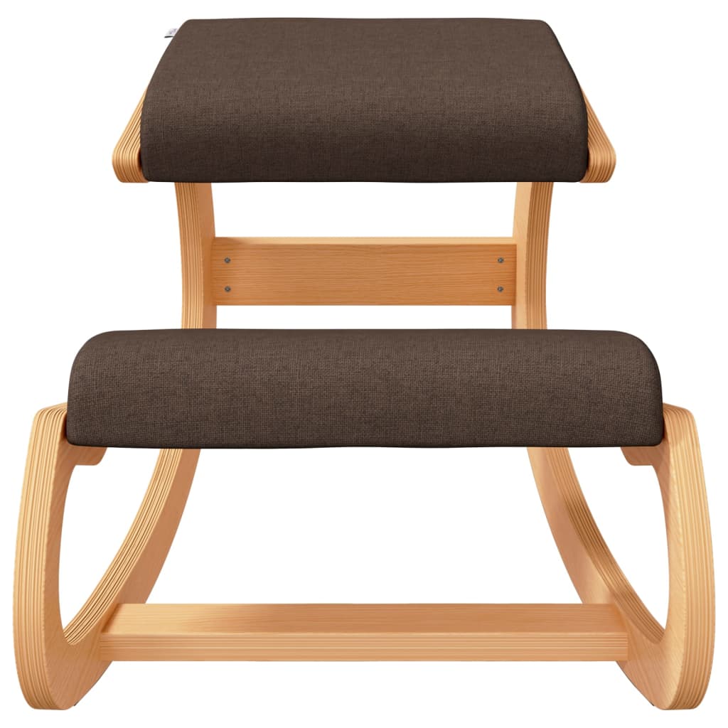 Vidaxl Silla de Rodillas, Marrón, 55X84X55 Cm, Contrachapado de Abedul