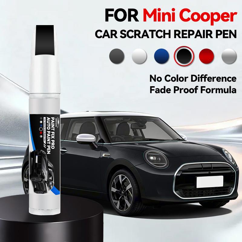 Per Mini Cooper 1990-2026 Penna per Riparazione Vernice Ritocco Rimuovi Graffi Fai da te Accessori Auto Nero Bianco Argento Grigio Blu Rosso