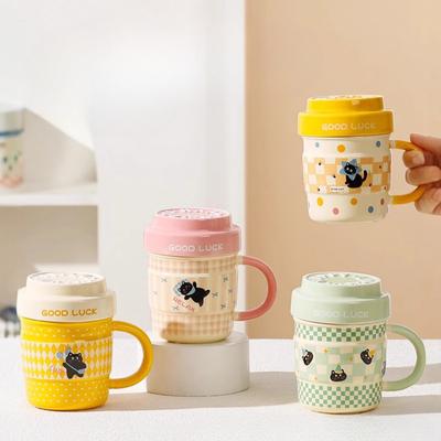 Cute Black Cat Mug Creative Ceramic Cup Home Office Souvenir Coffee Cup Event Gift