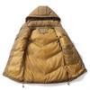 Gilet Matelassé Épais en Duvet et Coton pour Homme avec Col Montant - Vêtement d'Extérieur Automne/Hiver