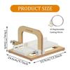 AEE4-Wooden Soap Cutter, Wire Soap Cutters Adjustable Stainless Steel Cutting Tool For Handmade Soap Loaf Candles Cheese