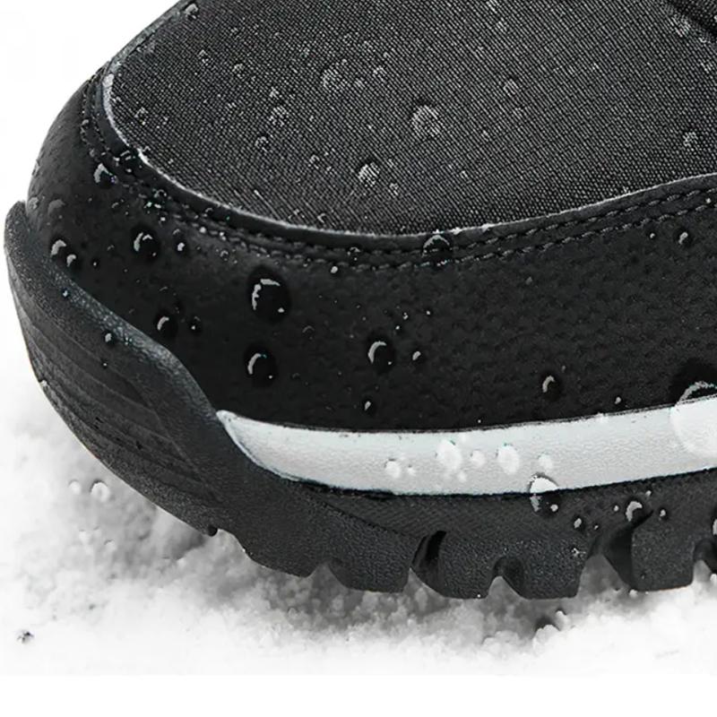 Men’s Winter Snow Boots Women Waterproof Hiking Boots Unisex Durable Outdoor Boots