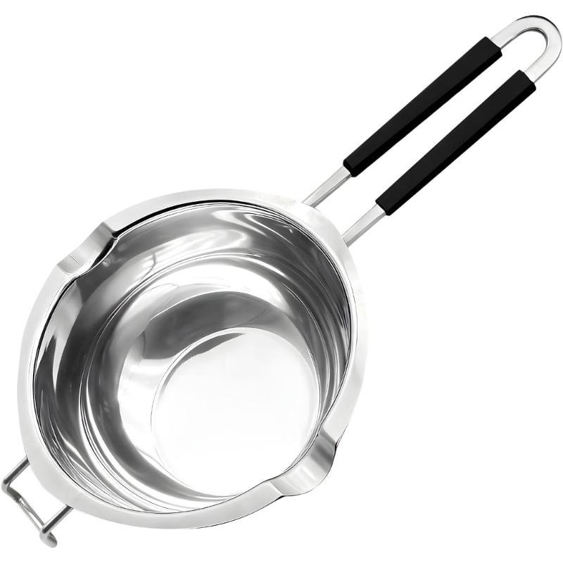 

Professional 304 Stainless Steel Chocolate Melter 1200ml Capacity Includes 2 Baking Molds For Home Cooking 1