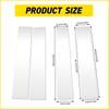 4Pcs Chrome Style Car Door Pillar Posts Trim Cover Stickers Fit For Ford F150 2004-2014 Auto Styling Car Accessories