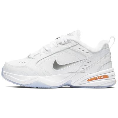 Air Monarch IV Snow Day Unisex Sneakers Weiß Total-Orange-Metallic-Silber AV6676-100