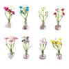 Mini Magnetic Vase Pink Refrigerator Magnet DIY Jewelry Accessories Glass Bottle Cat Whisker Collection