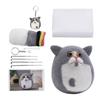 Wool Felt for Beginners DIY Needle Felting Kits Handmade Dolls Tool Art Crafts