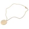 Elegant Arabic Calligraphy Necklace with Ayatul Kursi Pendant Stainless Steel Clavicle Chain Jewelry for Men and Women