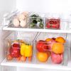 Clear Plastic Storage Bins 8 Pack - Pantry Organizers and Storage Fridge Organizer Containers for Kitchen Cabinet Freezer Bathr