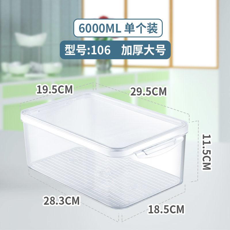 Large Capacity Transparent Food Storage Boxes Kitchen Refrigerator Eggs Vegetable Fruit Organizer Moisture-proof Sealed Box ECO