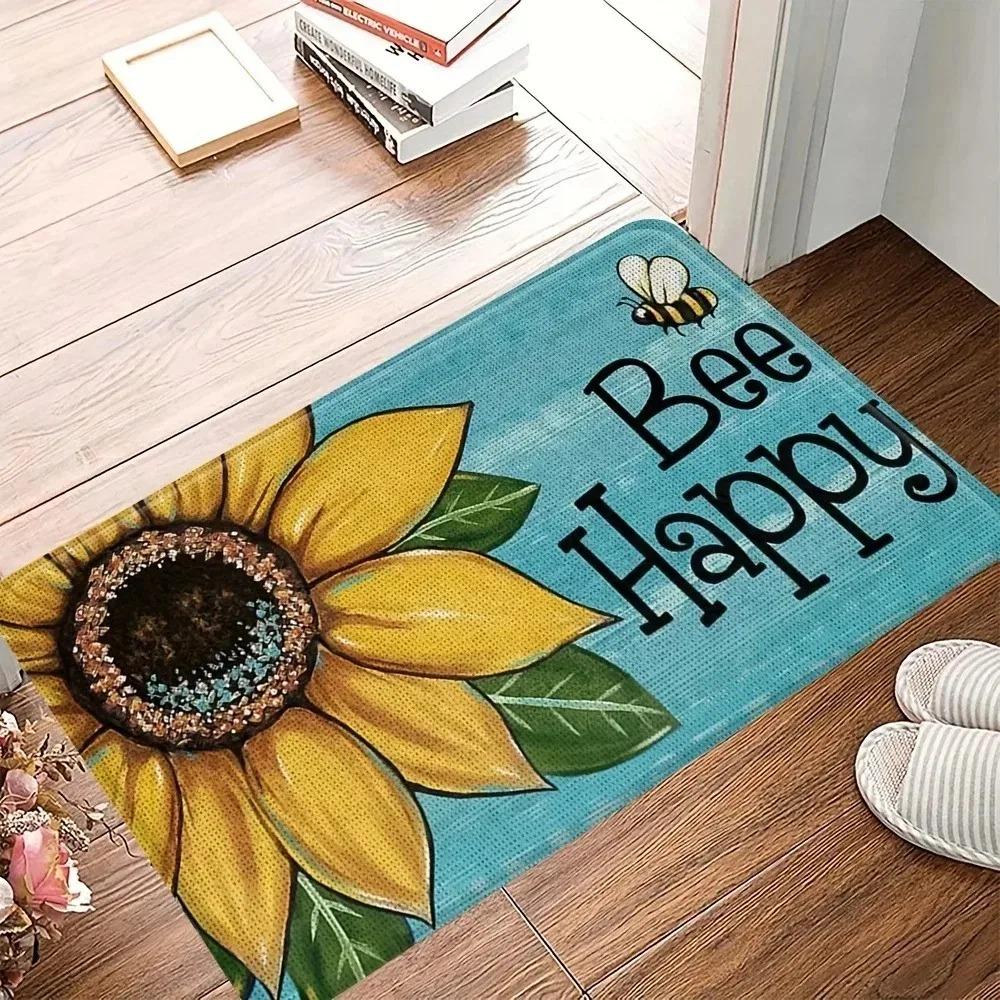 1PC Duck Pattern Kitchen Rugs Non-Slip Door Mats Pop design Bathroom Rug Bath Mat Carpet for Home Sink Laundry Decor
