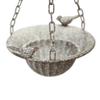 Home Furnishings Courtyard Hanging Decoration Garden Ironwork Retro Style Make Old Iron Chains Birds Flower Pot Hat Shape Vase