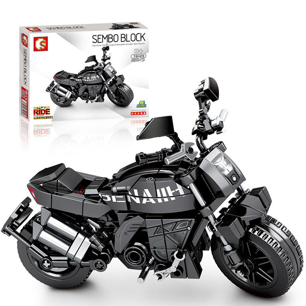 Motocross Building Blocks Toy Children Educational Assembled Off-road Racing Motorcycle Toys