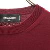 DSQUARED2 wool blend Long sleeve sweater XS Bordeaux Men's Used
