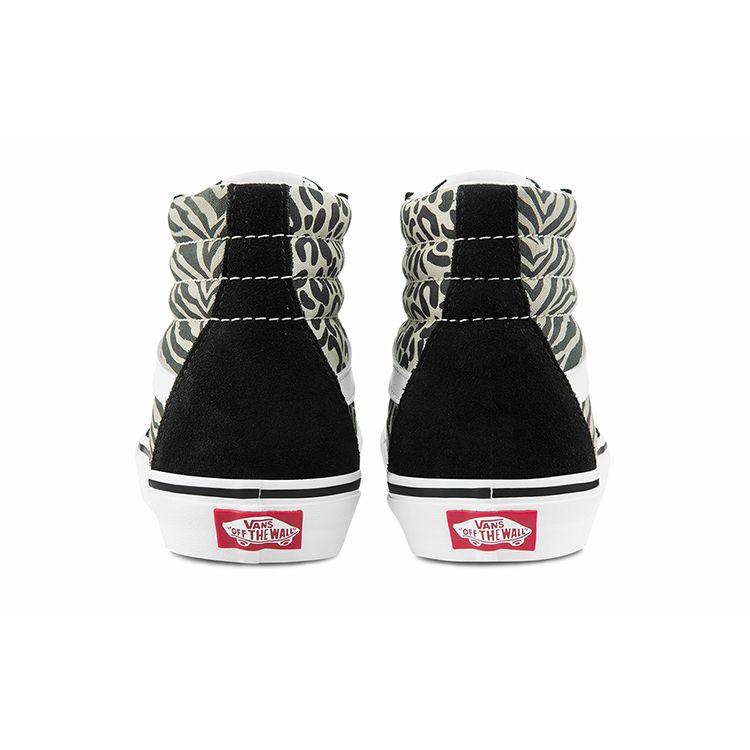 Vans Sk8 Animal Print High Top Skate Shoes Unisex Sneakers Black Brown VN0A32QG9XB