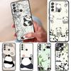 Cartoon Cute Panda Case for Motorola Moto G53 G30 G60s Edge 20 Pro 30 Lite G51 G73 G50 G52 G22 Edge40 G71 G32 Phone Cover