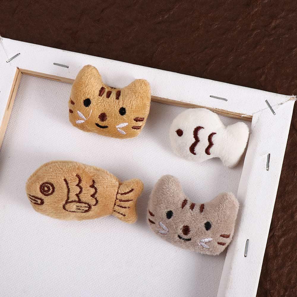 Women Cartoon Cloth Pendant Bag Pendant Cat Brooches Snapper Brooches Fish Brooches Brooch Pins