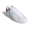 Adidas Originals Superstar Comfortable Low-Top Sneakers Unisex Sneakers White Red FW2829
