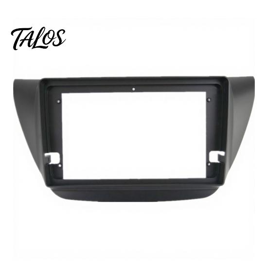 Double Din Fascia 9 Inch Car Radio Dash Kit for Lancer IX 2006, Navigation Stereo Installation Panel, Center Console Replacement Frame Android