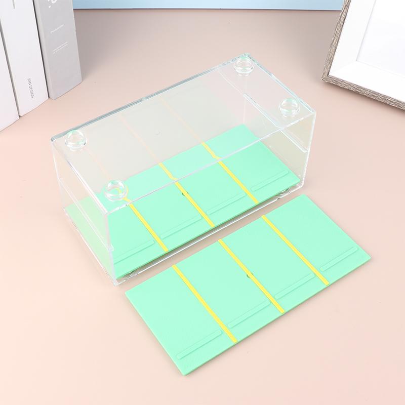 1/64 Car Model Display Shelf With Parking Space Toy Car Transparent Storage Box 8 Slot Showcase Finishing Cabinet