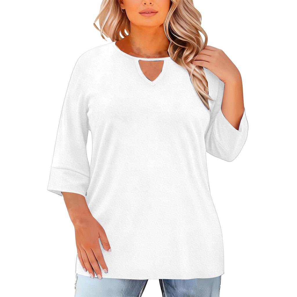 Women's Fashionable Short Sleeve Elegant Commuting And Casual Top
