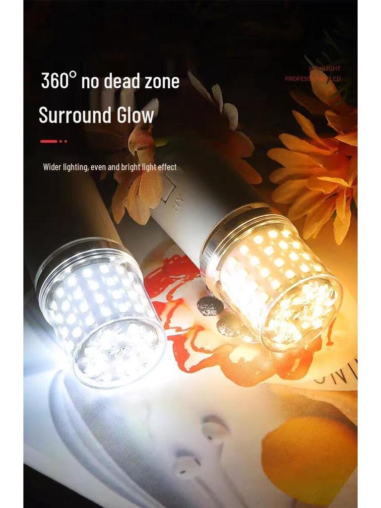 Superhelle LED Energiespar-Schraubglühbirne - E27/E14 Dreifarbige Maiskolbenlampe