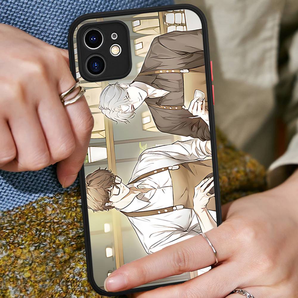 Nerd Project bl Anime For iPhone 11 12 13 14 15 16 Pro Max Plus Matte Translucent Phone Cover
