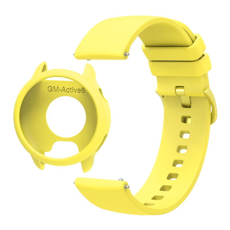 Silicone Case+20mm Strap For Garmin Active6