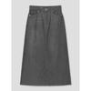 8SECONDS Lightweight Denim Long Skirt Light Gray (324727Lpf2)