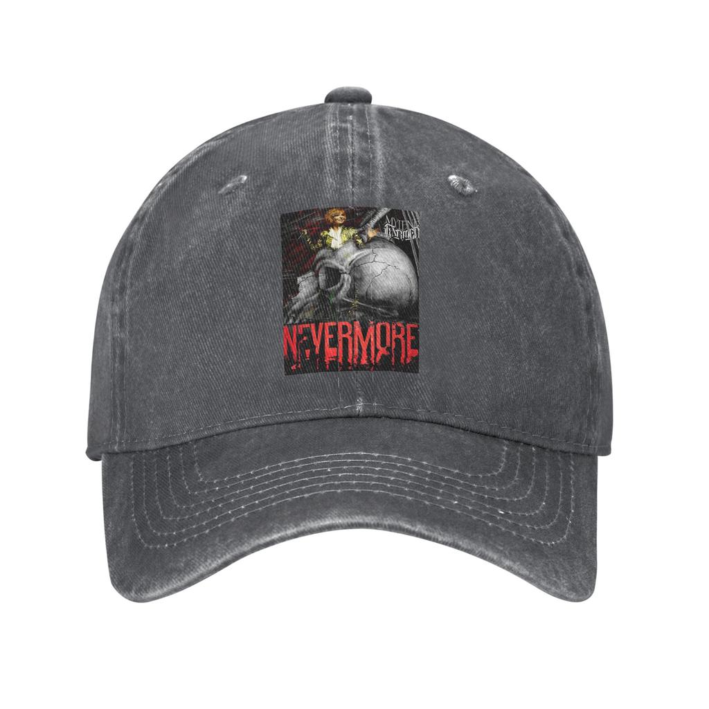 Nevermore Skeleton Mylene Farmer Denim Cap Casual Baseball Caps Adjustable Hat Summer Unisex Baseball Hats