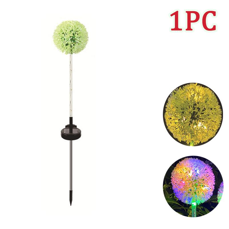 

Уличные солнечные садовые светильники с 2 режимами, солнечные цветы одуванчика IP65, водонепроницаемый декоративный светильник для сада, газона, двора, свадьбы Warm