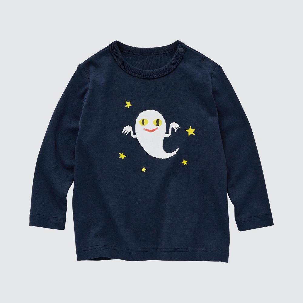 

Коллекция книжек с картинками UNIQLO JAPAN с круглым вырезом T Senkeiko с длинными рукавами