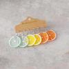 3 Pairs/Set Sliced Fruit Earrings , Tropical Summer Fun Style Earrings, Suitable for Daily Wear