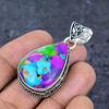 Natural Spiny Oyster Gemstone 925 Sterling Silver Jewelry Pendant 1.97" ET-4785