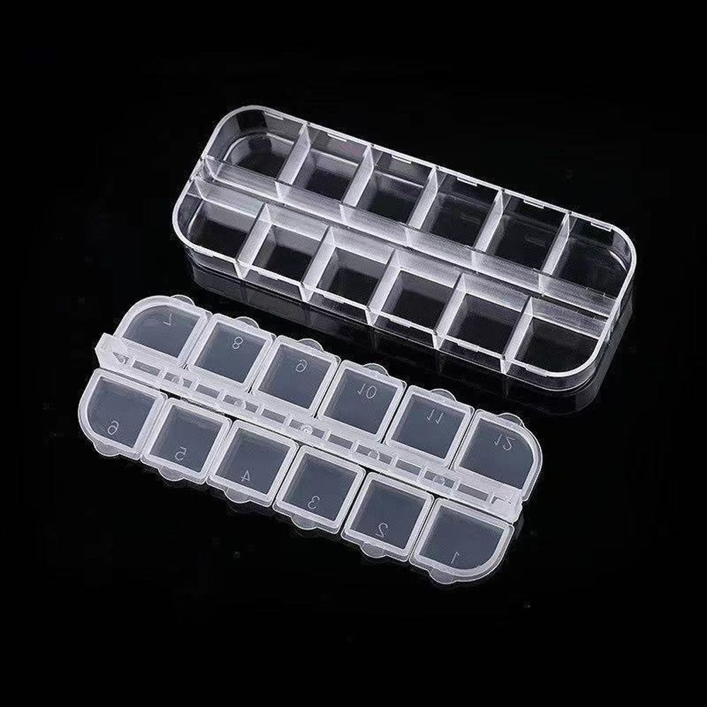 Accessory Nail Art Charms Storage Box Nail Art Rhinestone Storage Box Jewelry Organizer Empty Case
