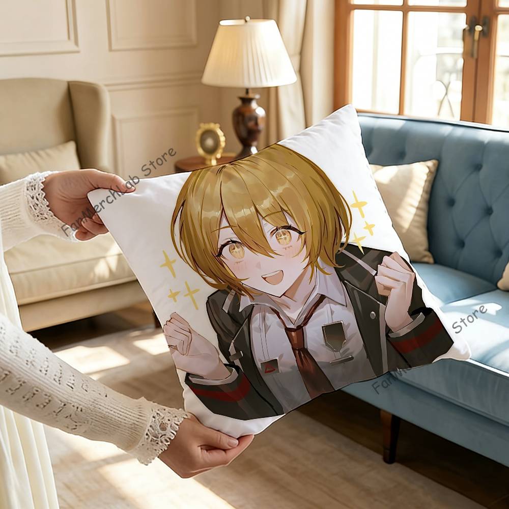 

LLimbus DDon Quixote company Pillowcase Pillowslip Cushion Plush Boy Girl Cartoon Anime Kawaii Decoration Kids Birthday Gifts 30x30cm