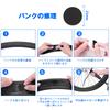 Oziral Bicycle Puncture Repair Bicycle Tool Puncture Repair Portable Air Tire Valve Set Mini Pump 120 Bottle Cage Convenient to Emergency Japanese