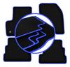 CARLUX-BLUE Car Mats For: Ford Escape MK3 SUV (2012-)