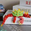Big Eyes 3D Printed Dragon Turtle Model Realistic Design Plastic Material Articulated Dragon Turtle Doll Creative Sculpture