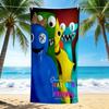 1Pc Rainbow Friends Adventure Beach Towel, Quick Dry, Multi-Use for Beach Pool Gym Yoga Home Travel, Christmas, Halloween, Xmas Gift Em92827