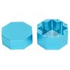 Cue Chalk Box Holder Aluminium Alloy Octagonal Universal Billiard Chalk Case for Billiards