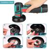 2500W Mini Brushless Angle Grinder Cordless Polishing Machine Diamond Cutter Rechargeable with Lithium Battery