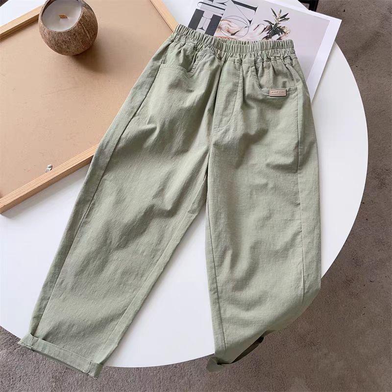 

Мальчиковые брюки летняя одежда детские тонкие брюки хлопковые мальчиковые прямые повседневные брюки летние брюки от комаров 170