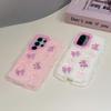 3D Plush Bow Love Fashion Phone Case For Galaxy S25 24 23 22 21 20 10 Ultra Plus S9 A23 06 26 35 36 A53 A54 A55 A56 Note 10 9 8 Case Girl Cute Winter