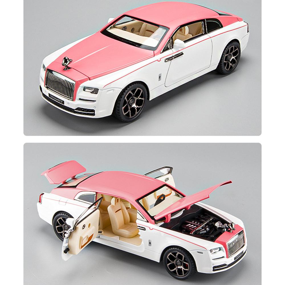 Model auta Wraith v měřítku 1/22, stahovací autíčko se zvukem a světlem pro děti Batole Kluci Dívčí Dárková kolekce