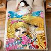 anime Rose of Versailles Lady Oscar Flannel soft warm plush blanket sofa living room pet hogar bedroom gift home Car portable