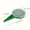 1pc Gardening Tool Seeder Seed Dispenser Sower Spreaders Planter Flower Seeder Tool Hand Held Plastic Green For Gardening Sowing