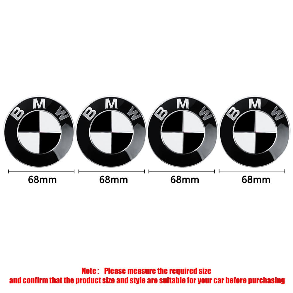 4PCS 56/68mm Auto Hub Caps Car Wheel Center Covers For BMW 3 5 7 Series M M3 M5 M6 F01 F20 F10 X5 Hubcaps Decoration Accessories